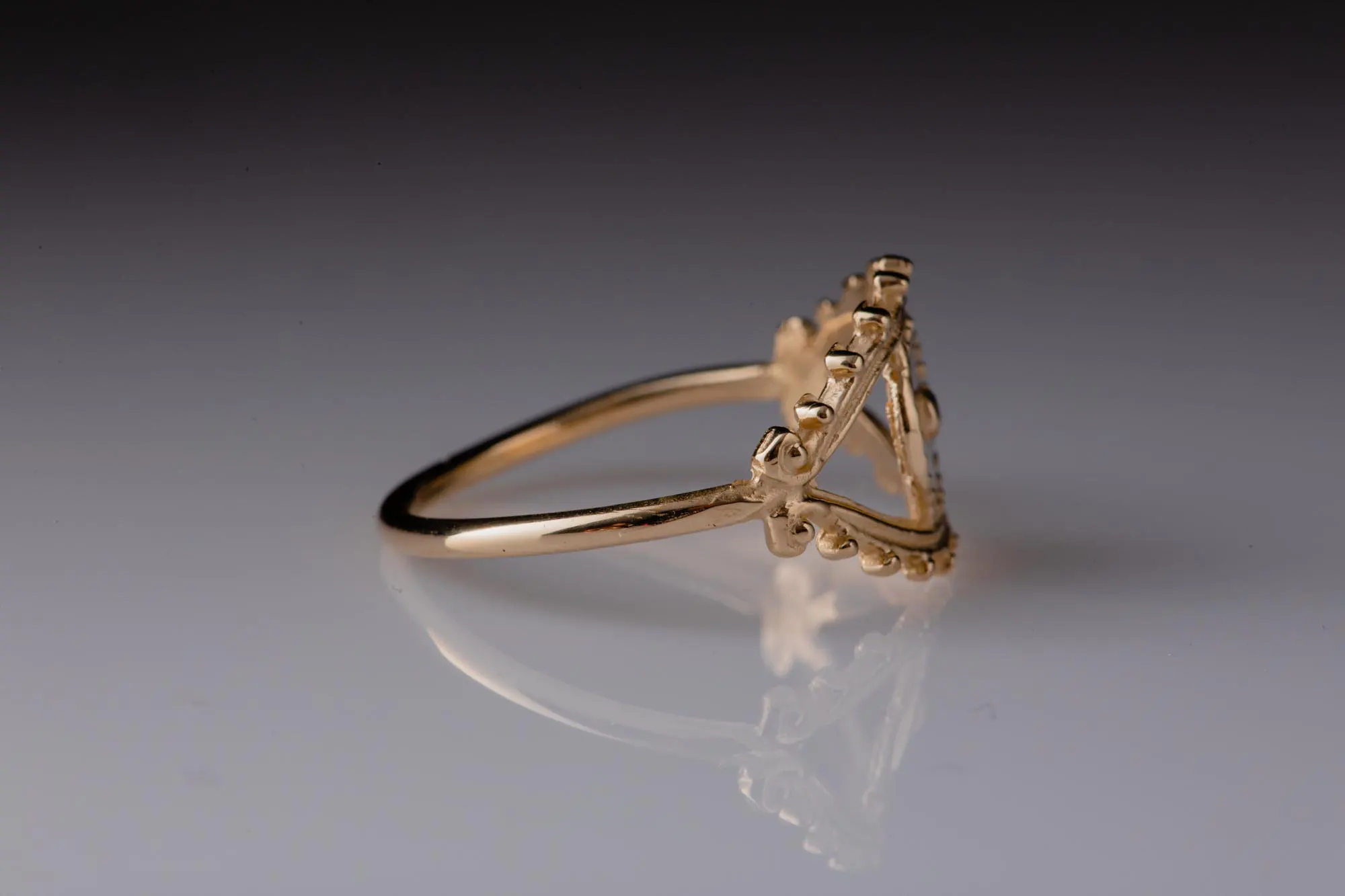 Eye 14K Gold Ring - Image 8