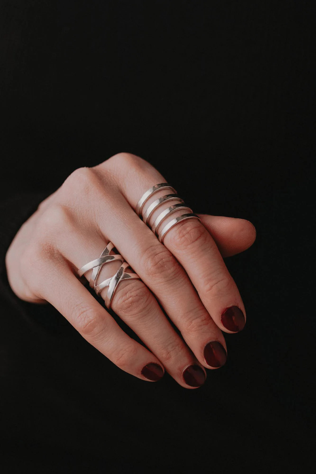 Wide Wrap Sterling Silver Ring - Image 6