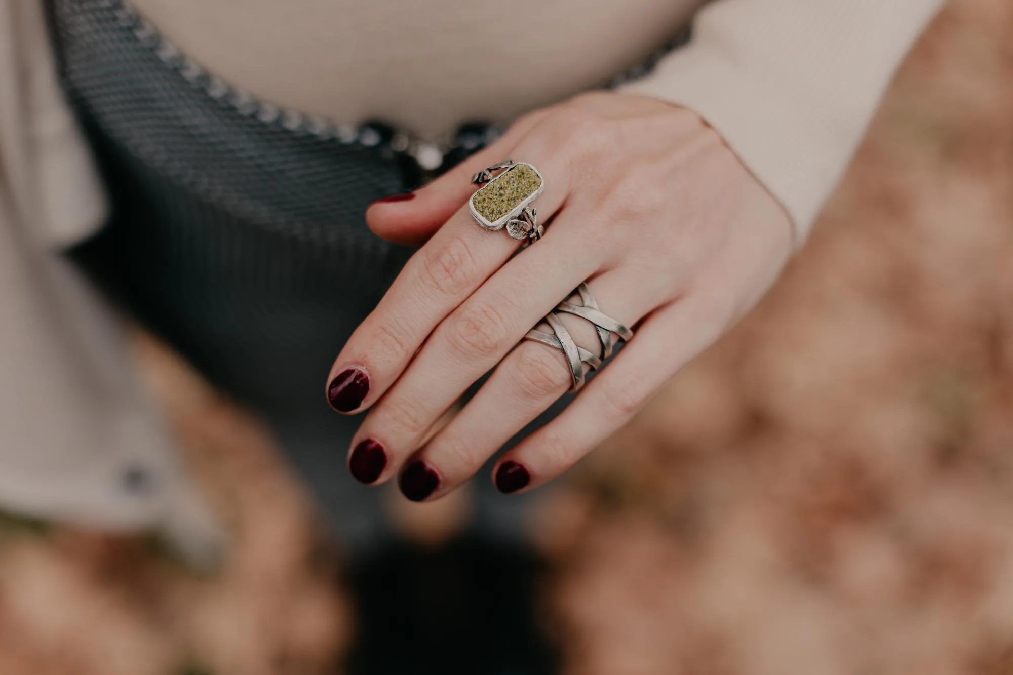 Wide Wrap Sterling Silver Ring - Image 5