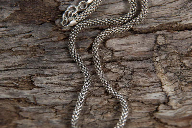 Sterling Silver Mesh Chain - Image 3