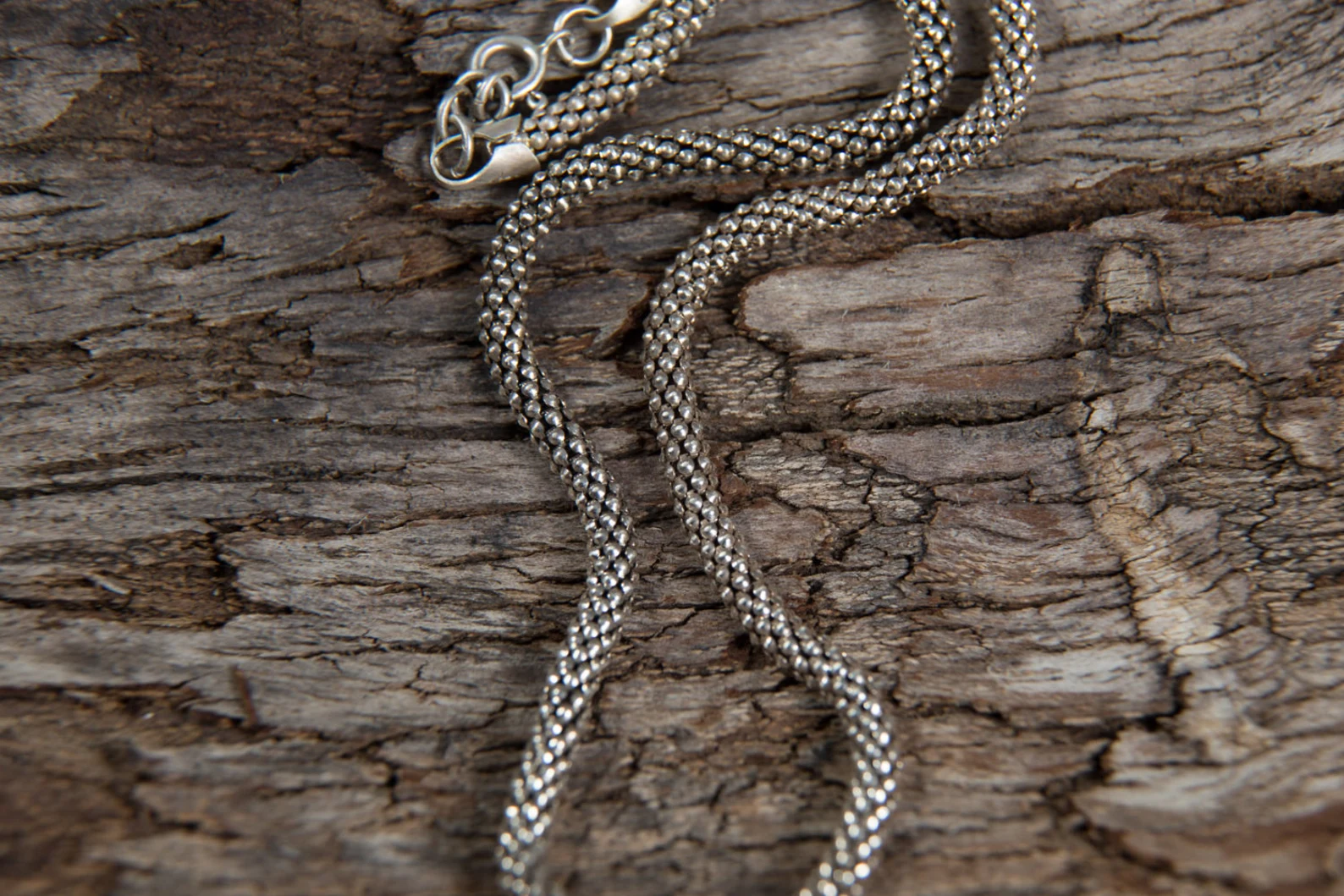 Sterling Silver Mesh Chain - Image 3