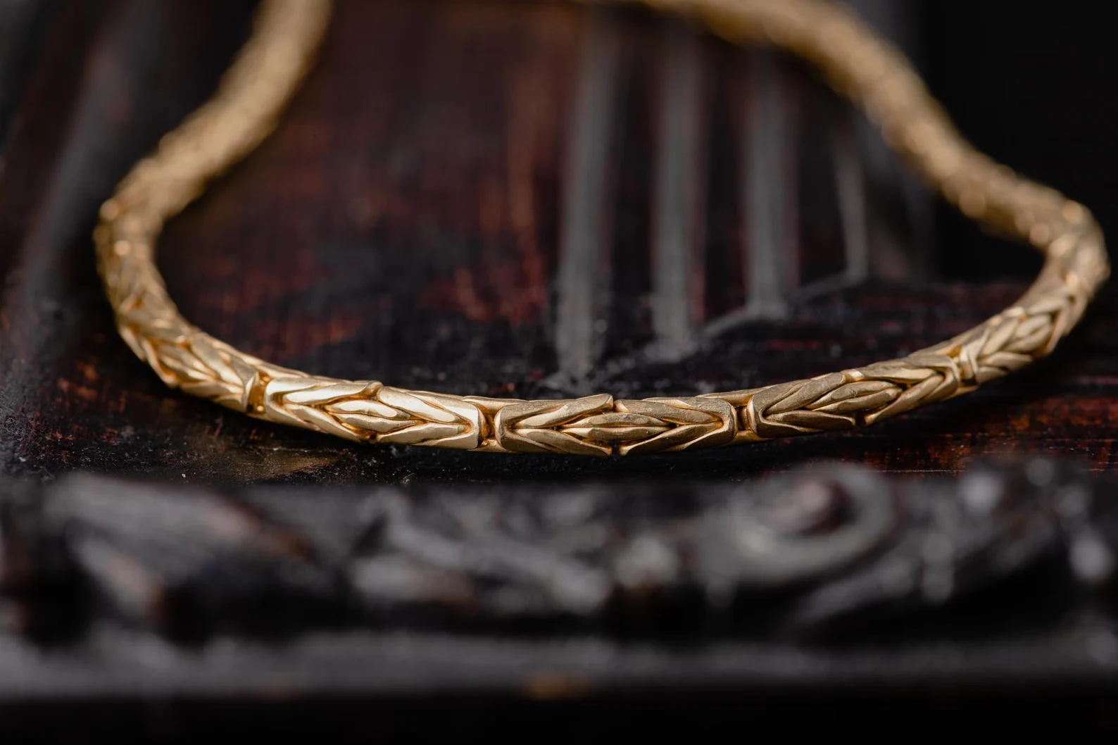 Gold Plated Thick Sterling Silver Chain - Image 3
