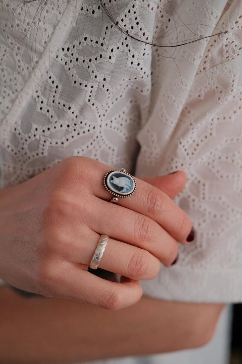 Braided Sterling Silver Ring - Image 4