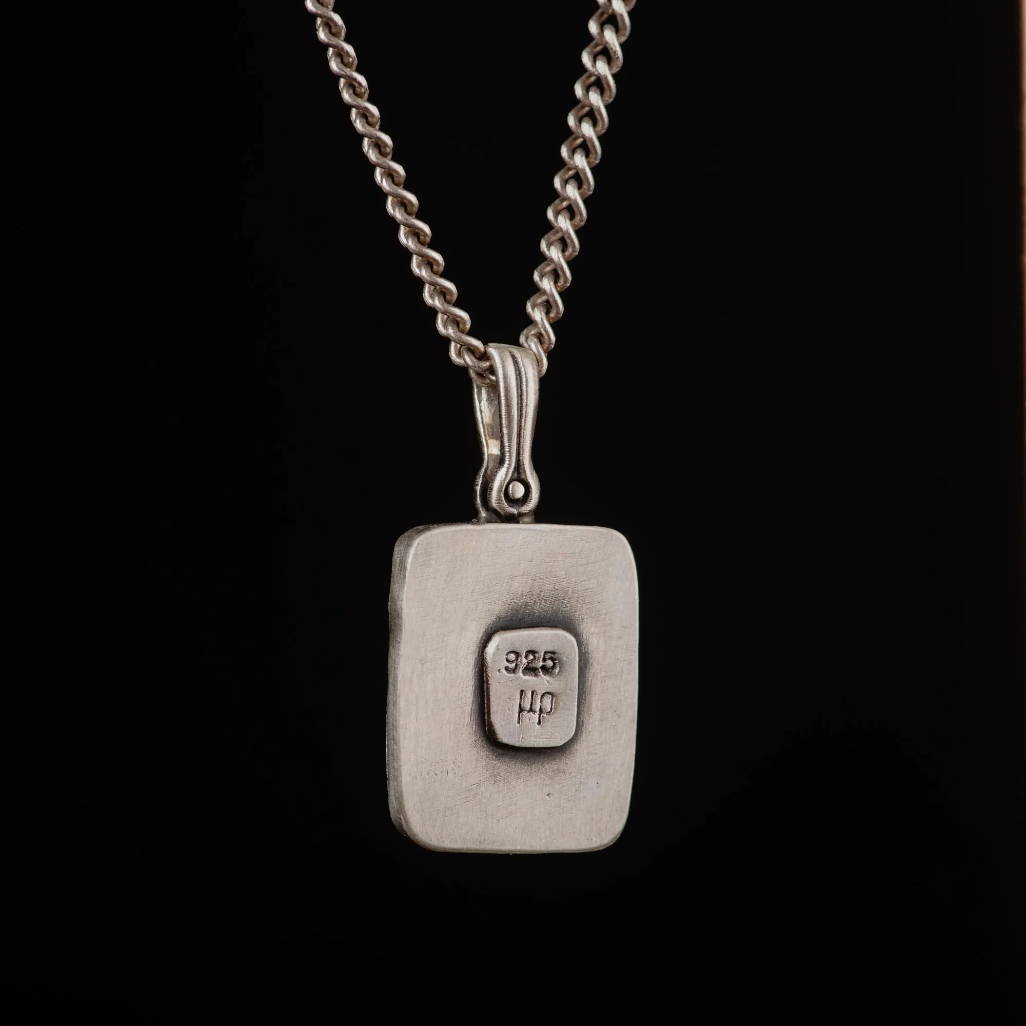 Amber Intaglio Sunflower Necklace - Image 7