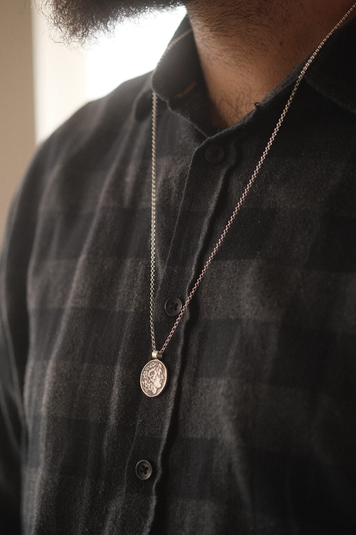 Alexander The Great Sterling Silver Pendant - Image 2