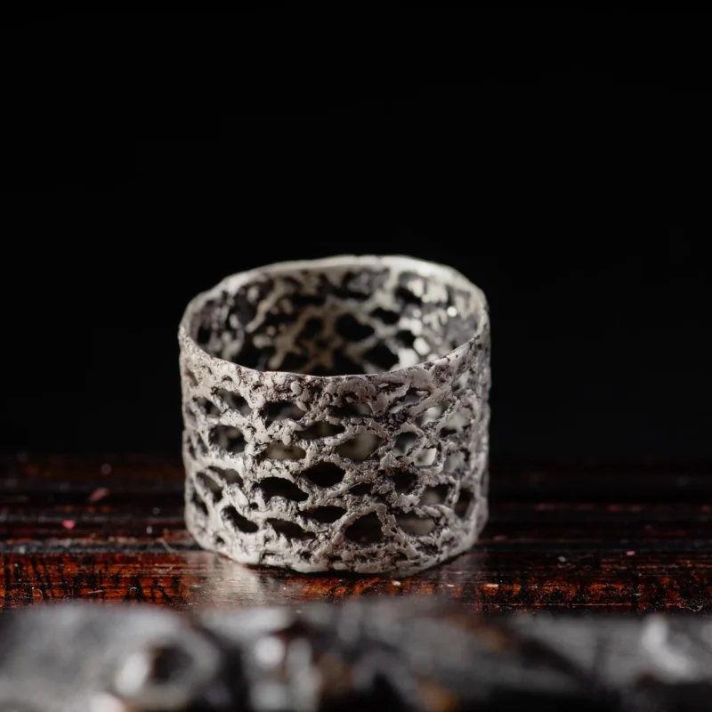 Lace Sterling Silver Ring