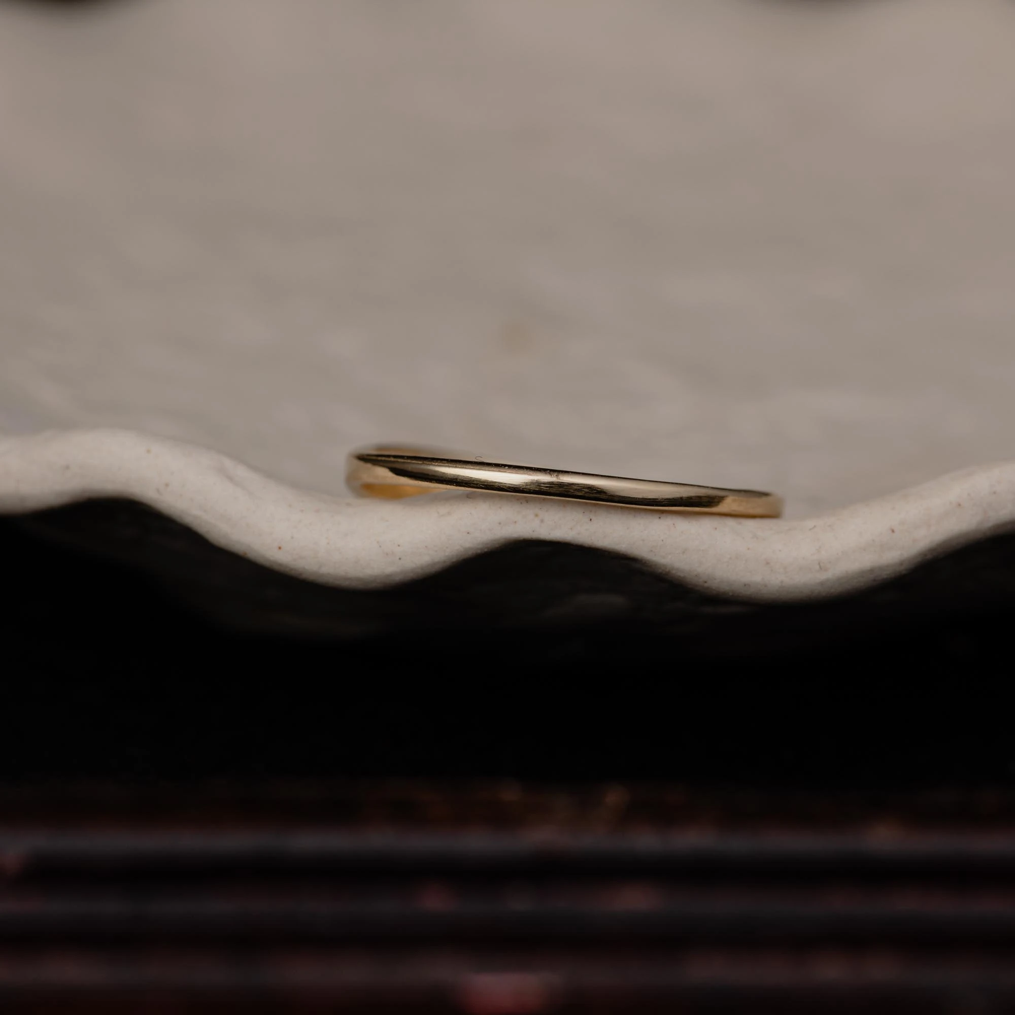 14K Gold Personalised Word Signet Ring - Image 4